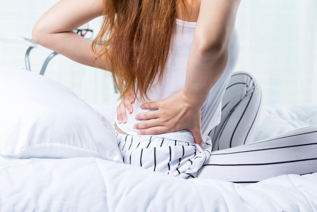 lower back pain when lying down flat