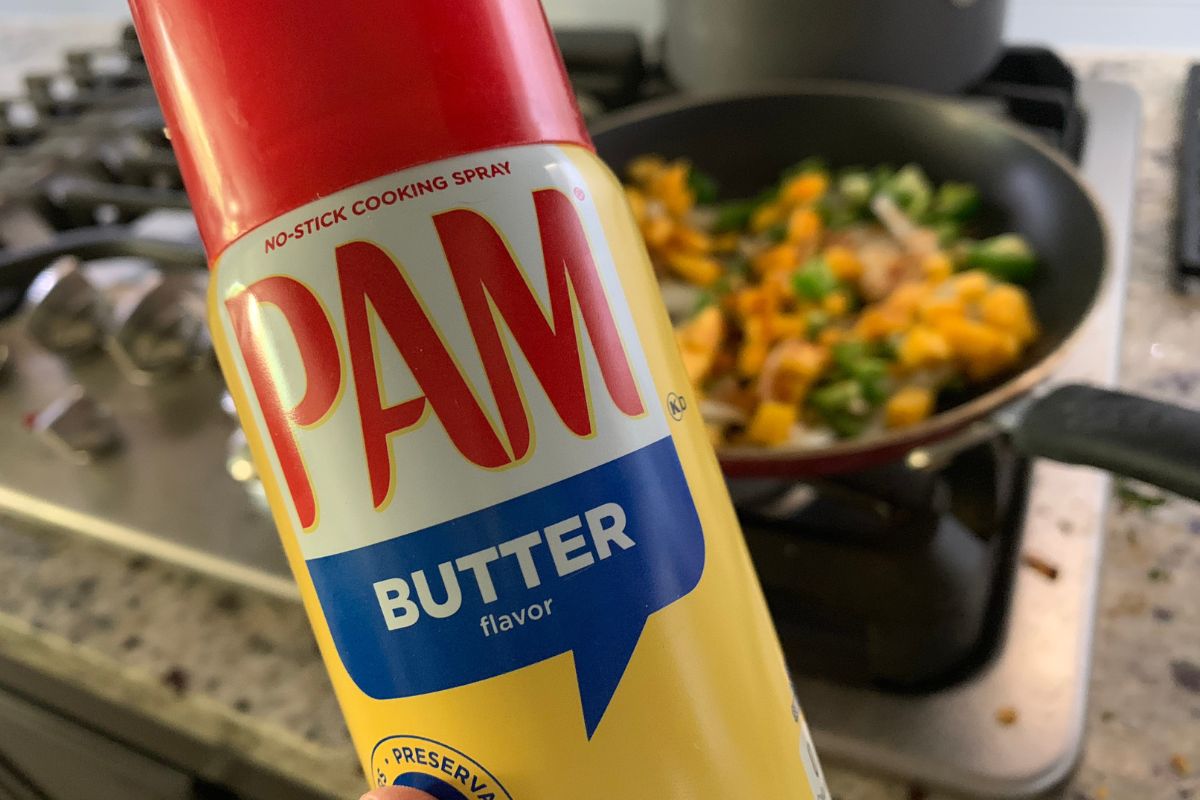 a picture of Pam with butter